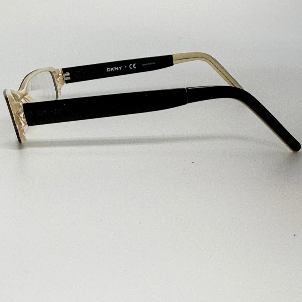DKNY DY 4531 3191 Black Cream Eyeglasses Frames 50-16‎ 135 Womens 21653